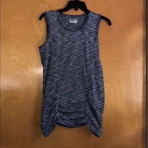 💯 Athleta Speedlight blue space-dye tank
